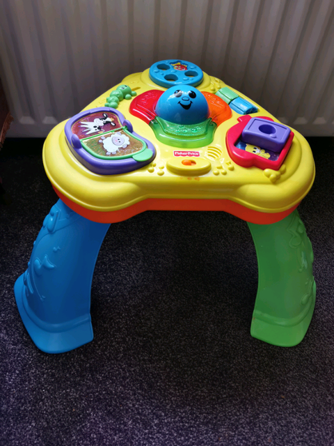 fisher price lights and sounds activity table